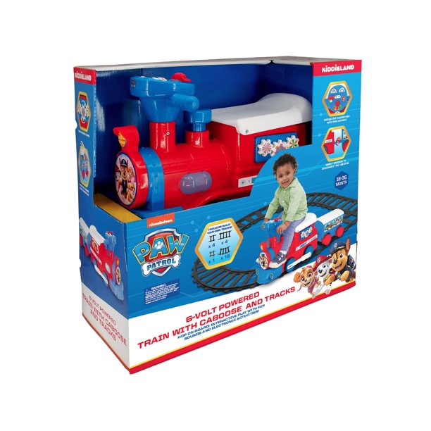 Kiddieland Toys Limited รุ่น Mickey, Paw Patrol, Minnie แบตเตอรี่ พร้อม Caboose & Tracks Ride On. ราคา 5,490.– บาท