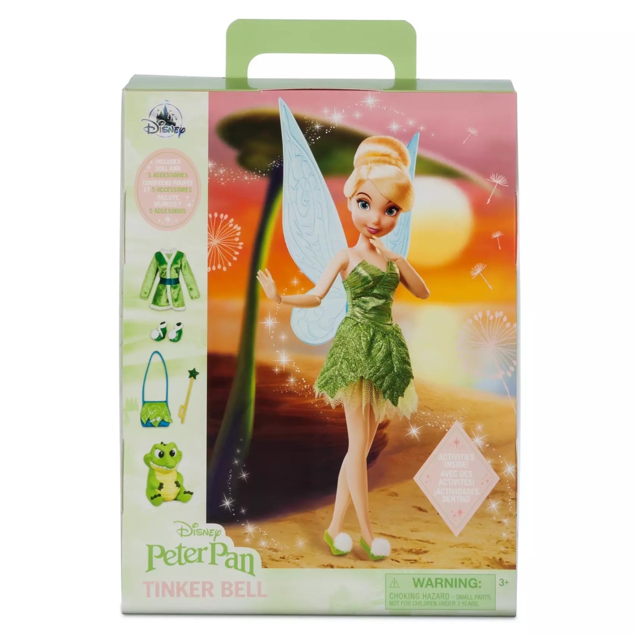นำเข้า 🇺🇸 เซ็ทตุ๊กตาทิงเกอร์เบลและกิจกรรมระบายสีTinker Bell Disney Story Doll – Peter Pan 10'' ราคา 1,590 บาท