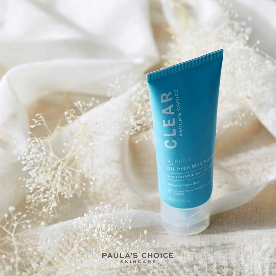 PAULA'S CHOICE :: Clear Oil-free Moisturizer มอยเจอร์ไรเซอร์เนื้อบางเบาสำหรับผิวเป็นสิว ไม่มันไม่เงา ผสานคุณค่าB3+เซลาไมด์
