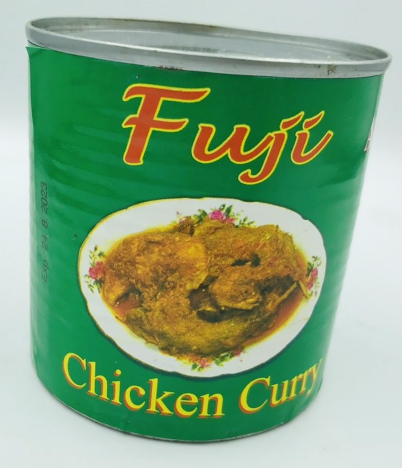 ไก่กระป๋อง Fuji เนื้อไก่กระป๋อง Burmese food ขนาดบรรจุ 325 กรัม Chicken Curry อาหารพม่า เนื้อสัตว์กระป๋อง อาหารกระป๋องจากพม่า Canned Chicken