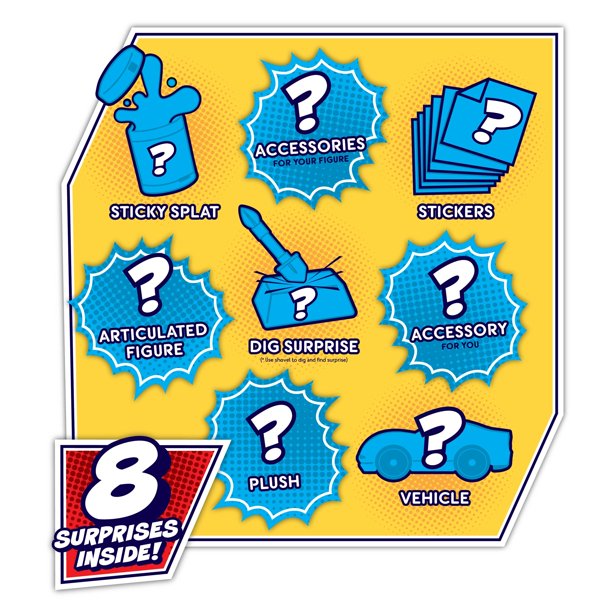 ถุงสุ่ม Just Play PJ Masks Biggest Blind Bag Ever, 8 pieces, Preschool Ages 3 up ราคา 550 บาท