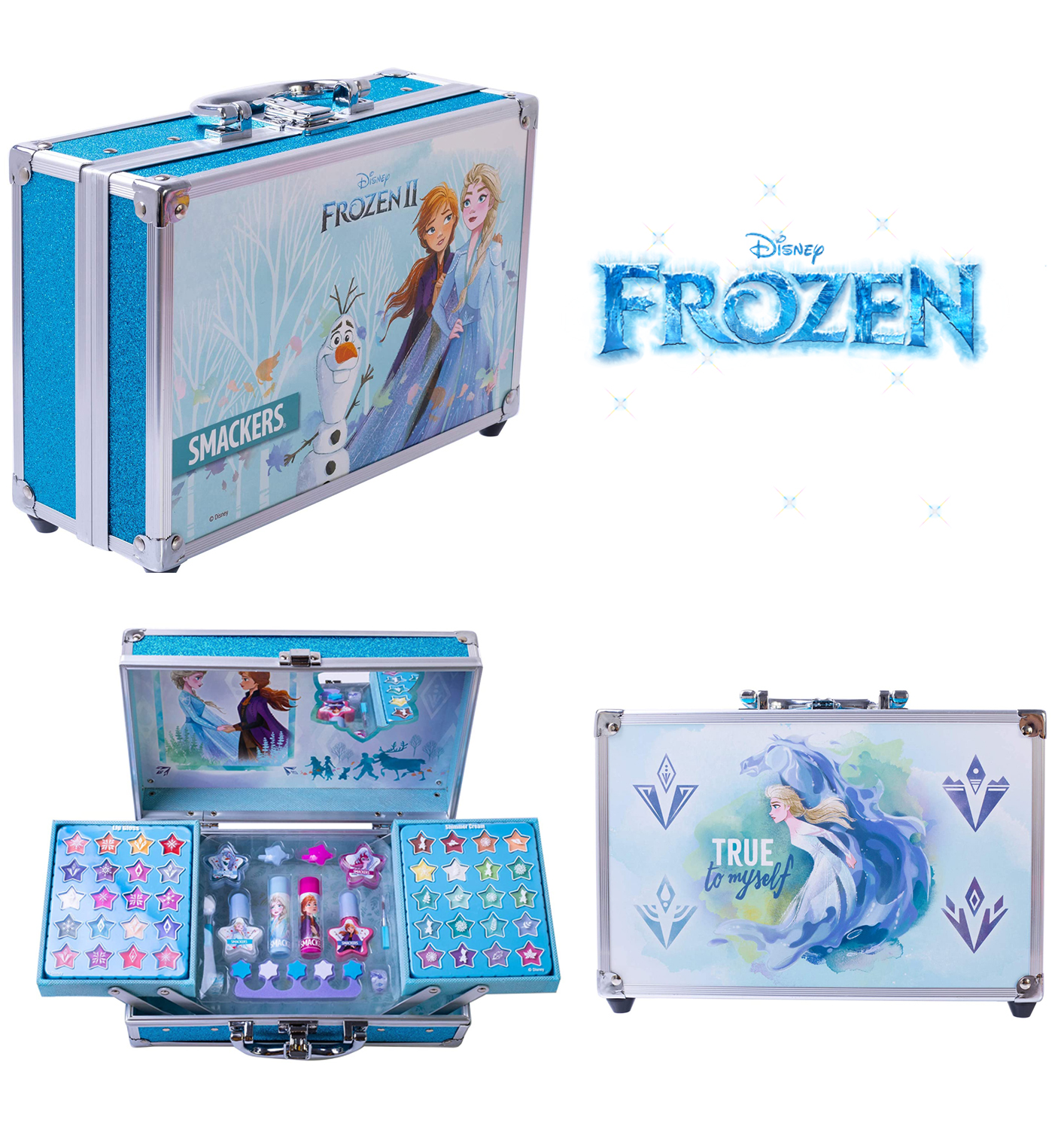 กระเป๋าเครื่องสำอ้างสำหรับเด็ก Lip Smackers Bonne Bell Disney Frozen Ii Train Case, 1.75 ounces ราคา 1290.- บาท