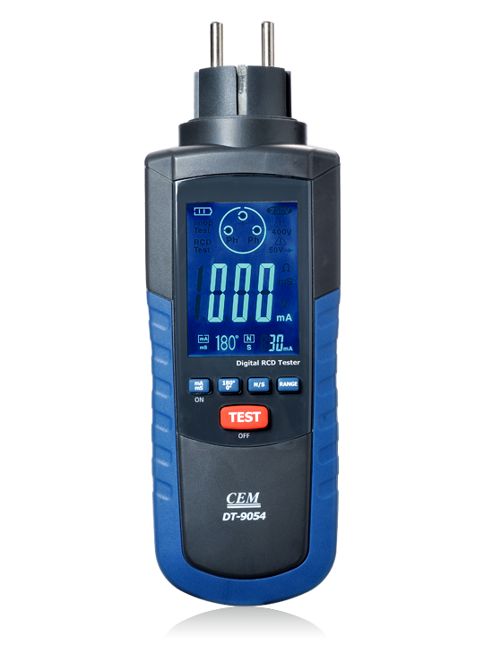 CEM รุ่นDT-9054เครื่องมือวัดและทดสอบปริมาณสำหรับไฟฟ้า,RCD Tester,Operational Voltage:195V～253V/45～65Hz.