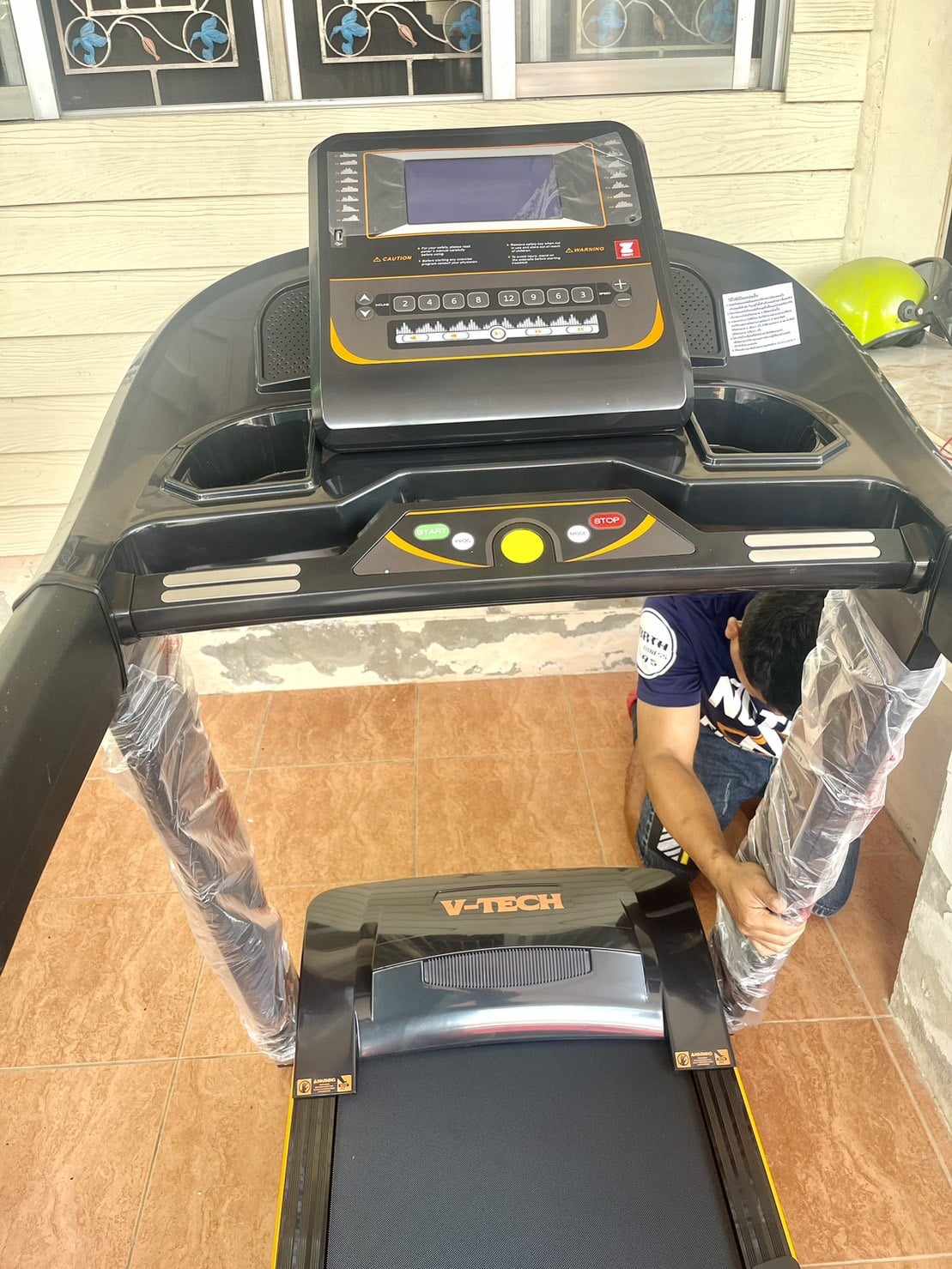 ลู่วิ่งไฟฟ้า V TECH รุ่น T858 มอเตอร์AC ลู่วิ่งฟิตเนส ลู่วิ่งMotorAC Commercial