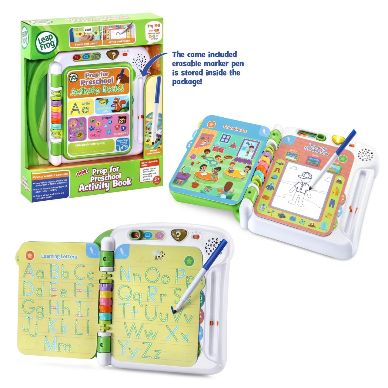 หนังสือกิจกรรมก่อนวัยเรียน LeapFrog Prep for Preschool Activity Book ราคา 2,290.- บาท