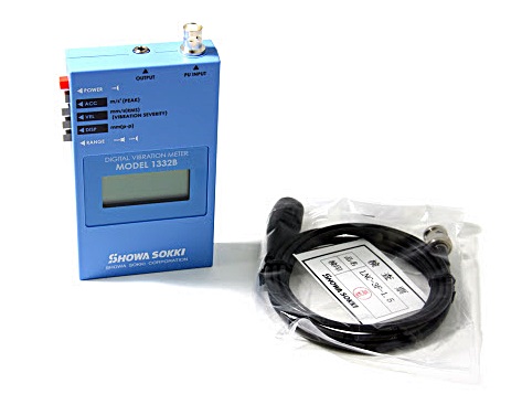 Showa Sokki รุ่น 1332B-00F เครื่องวัดและวิเคราะห์ความสั่นสะเทือน,Portable digital display vibration meter(ligh weight sensor type)