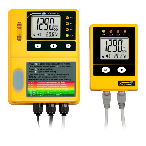 PCE รุ่นWMM-50 เครื่องวัดคุณภาพอากาศAir Quality Carbon Dioxide Meter