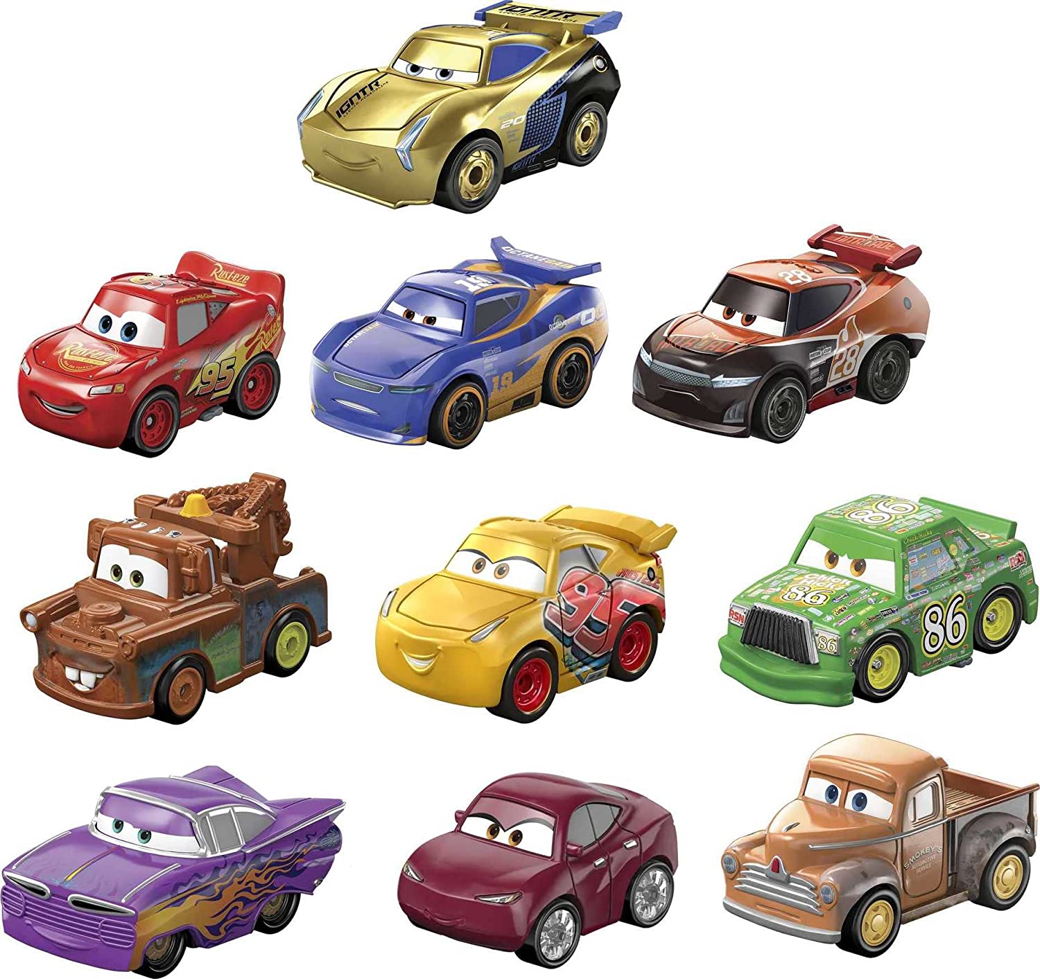 รถ Disney Pixar Cars Mini Racers Derby Racers Series 10-Pack ราคา 1,590.- บาท