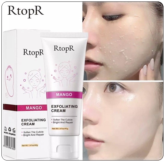 เจลมะม่วงสครับผิว RtopR mango Exfoliating Cream เจลขัดสิวเสี้ยน