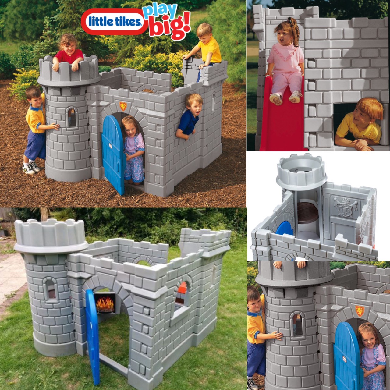 ปราสาทป้อมปราการ จากแบรนด์ Little Tikes - Classic Castle Jungle