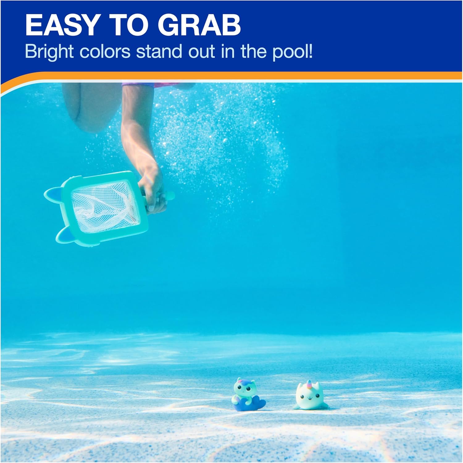 🧜♀️‼ใหม่ของเล่นฝึกทักษะหนูน้อย🦄นำเข้า🇺🇸 SwimWays Gabby's Dollhouse Dive n Catch- ของเล่นสระน้ำสำหรับน้องๆหนูการฝึกดำน้ำและว่ายน้ำ ราคา 1190 บาท 🫧