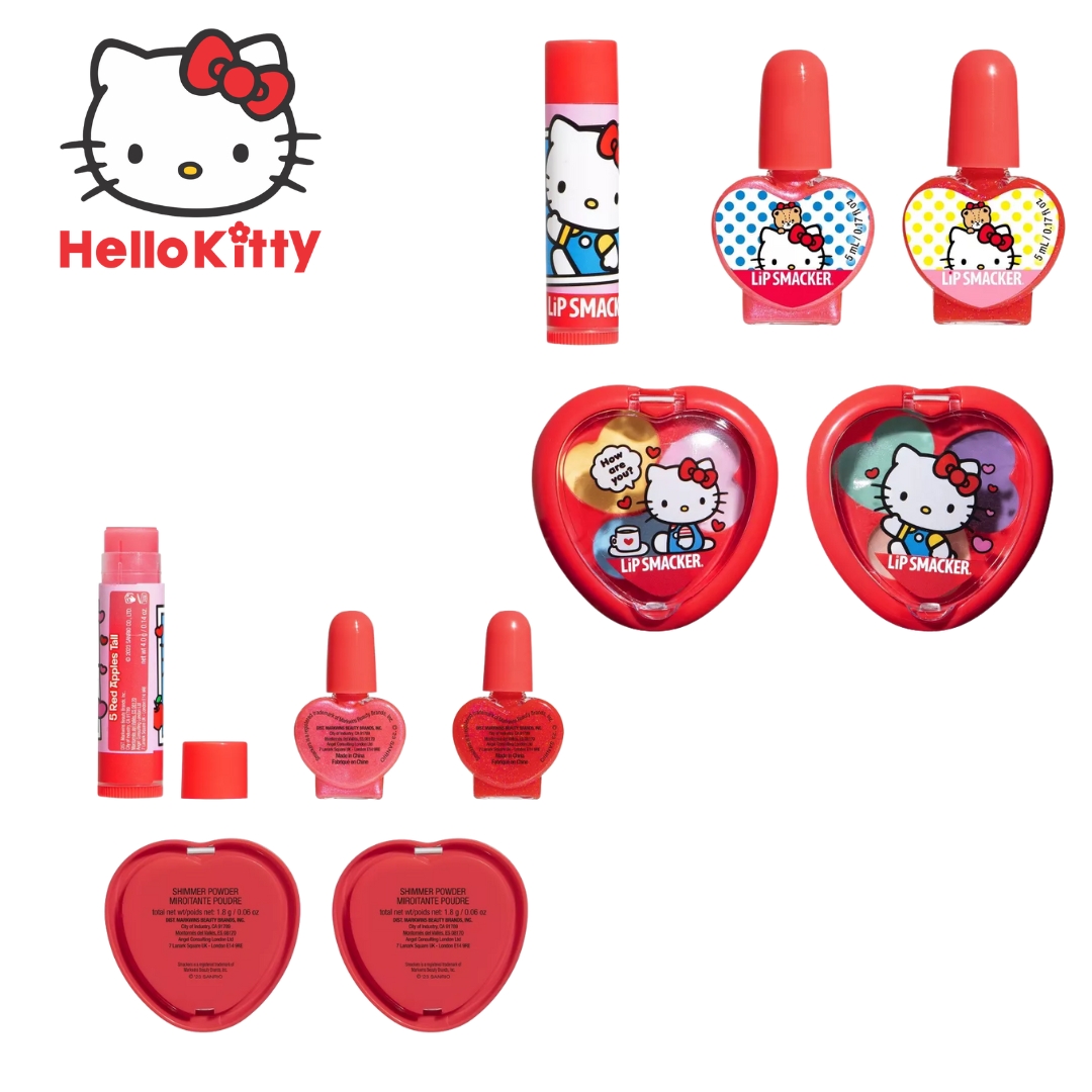 ใหม่ล่าสุด🎉นำเข้า ชุดเมคอัพ 5 ชิ้น ลิขสิทธิ์แท้จาก Lip Smacker 💖Hello Kitty, Disney Princess, Frozen ราคา 890 บาท