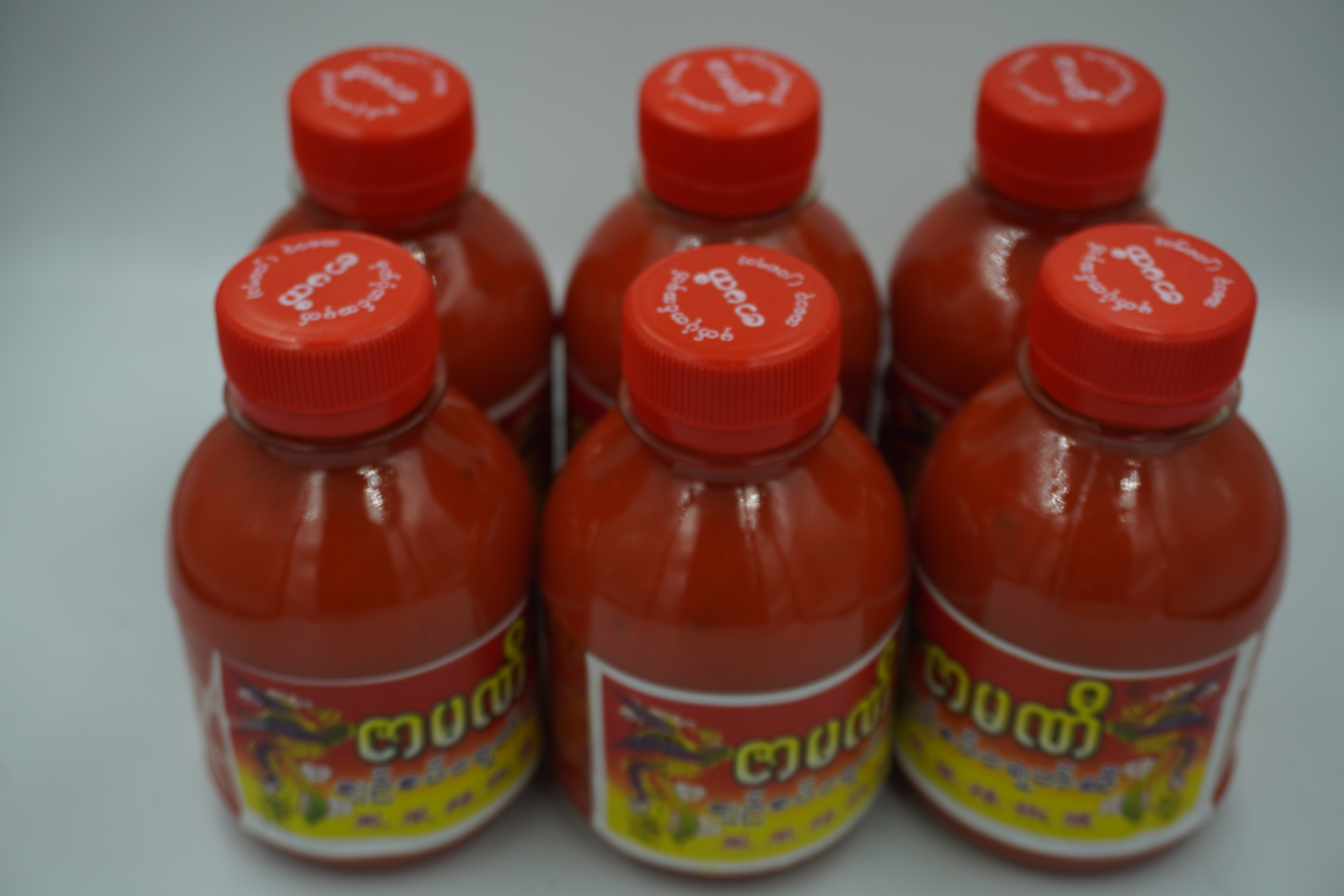ซอสพริก ซอสพริกพม่า พริกส้ม ขนาด 225 กรัม Burmese sauce น้ำพริกข้าวแรมฟืน ซอสข้าวฟืน Shan food , Burmese food พริกดองพม่า พริกส้มพม่า Burmese Chilli Sauce