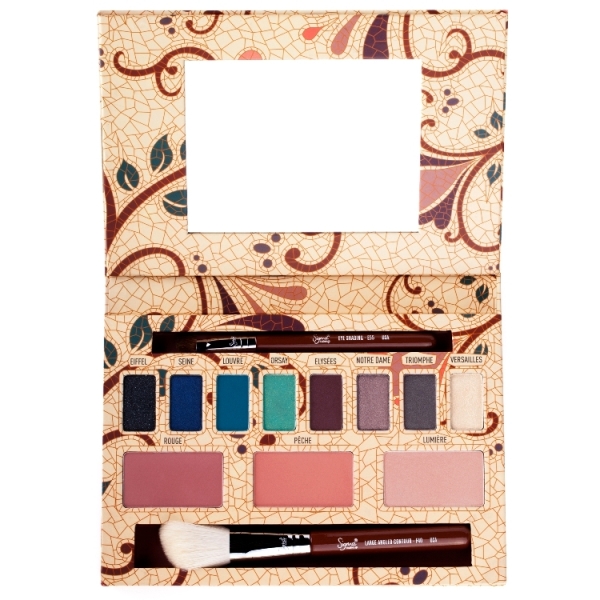 SIGMA :: Paris Palette - Limited Edition ปารีสพาเลทท์ อายแชโดว บลัชออน ไฮไลท์ รวม 11 เฉดสี พร้อมแปรง 2 ด้าม ดูเฉดสีด้านใน