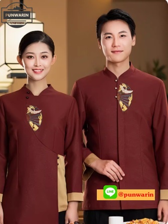 เสื้อพนักงานร้านอาหารญี่ปุ่น เกาหลี เสื้อกิโมโน ร้านอาหารญี่ปุ่นเกาหลีจีน ดำ แดง L-4XL FA6701003 เสื้อ