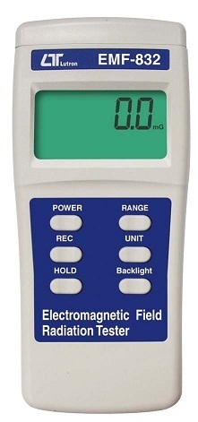 Lutron รุ่นEMF-832เครื่องวัดคลื่นแม่เหล็กไฟฟ้าแบบตัวเลขดิจิตัล,Electromagnetic Field Radiation Level Meter EMF TESTER