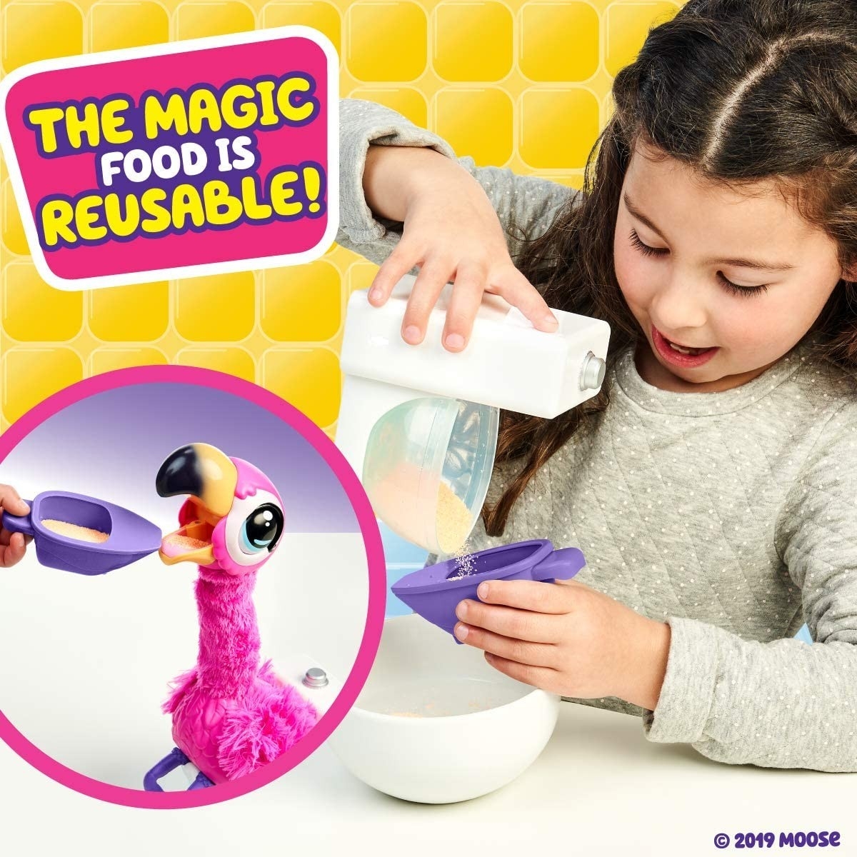 รุ่นใหม่ล่าสุด ฟลามิงโกฝึกขับถ่าย Little Live Pets Gotta Go Flamingo| Reusable Food ราคา 2490 บาท