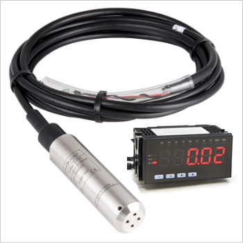 Satotech รุ่นWLM-001-01-010เซ็นเซอร์ระดับน้ำแบบแรงดันPressure type water level sensor for Satotech tank + digital display WLM-001-01-010