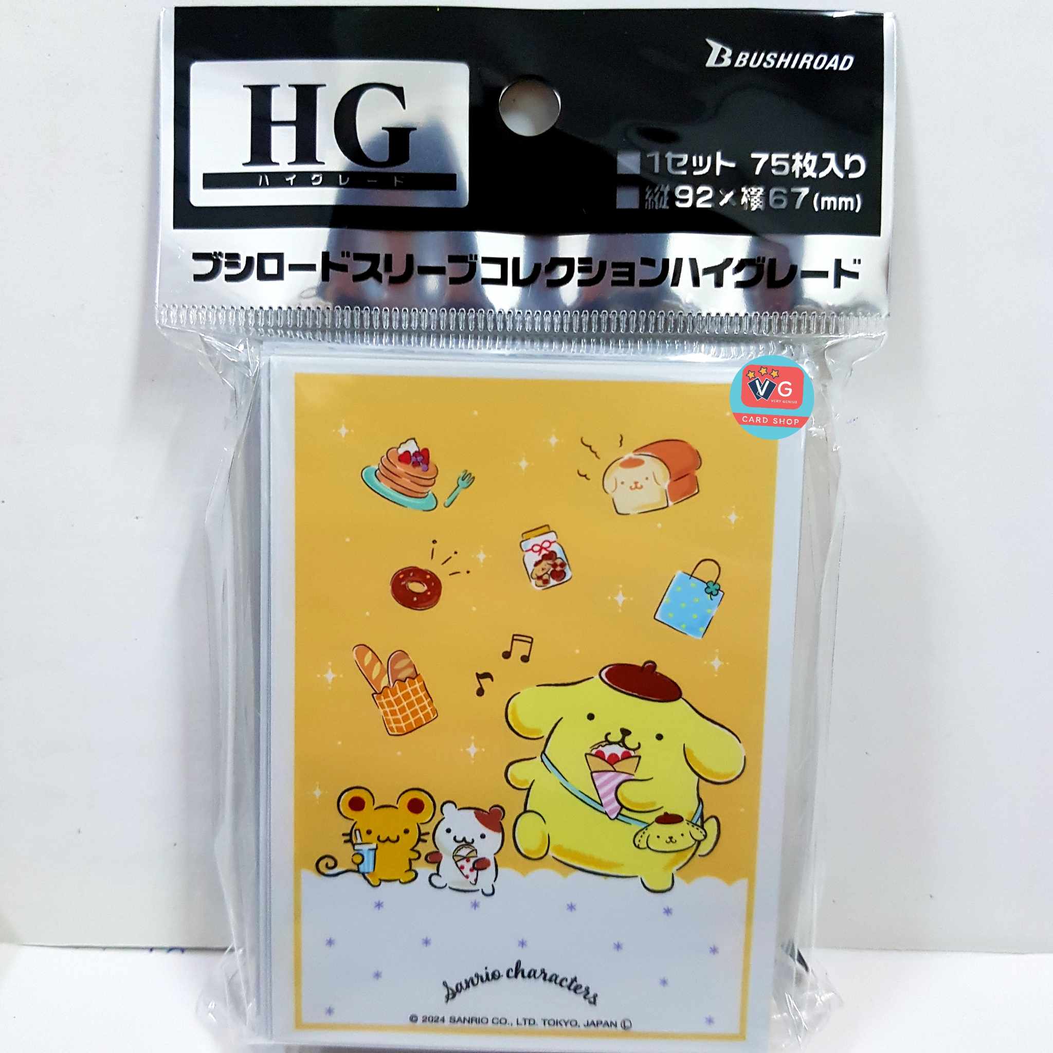 Sleeve Bushiroad X Sanrio ขนาด Standard ซองบัดดี้ไฟท์ ซองโปเกมอน ซองใส่การ์ด