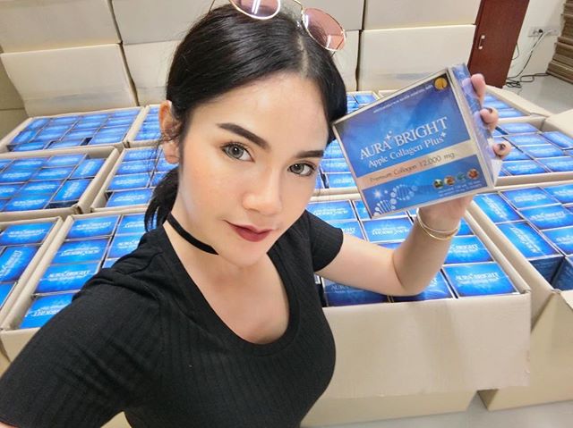ออร่าไบร์ท แอปเปิ้ล คลอลาเจน พลัส (Aura Bright Apple Collagen)