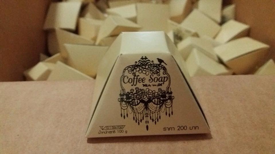 สบู่กาแฟ สูตรเร่งขาว (Coffee soap)