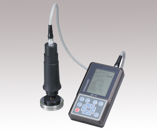 JFE Advantech รหัส SH-21-J2เครื่องทดสอบความแข็งวัดหน่วย(HV･HRC･HS･HBW)บันทึกค่าได้2,000ความจำUltrasonic Hardness Tester,Approx.20N Load/Approx.2Kgf.(Operating tem.0～50ºC)