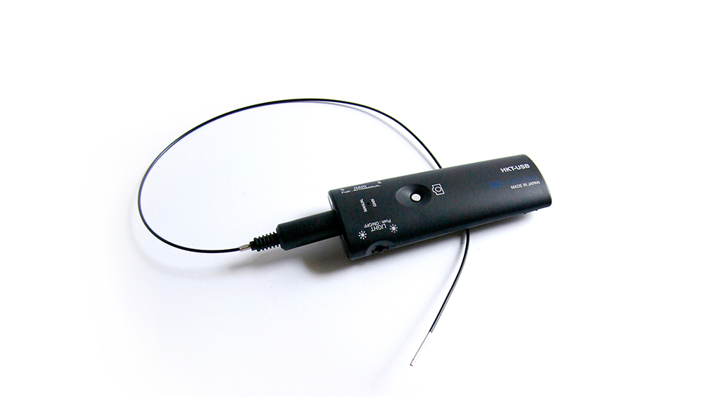 กล้องงูประสิทธิภาพสูง เส้นผ่าศูนย์กลางขนาดเล็กเพียงφ1.8mm Super-ultra Small industrial Video Borescope HNL-1.8CAM120