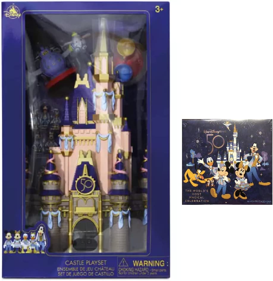 ปราสาท Walt Disney World ครบรอบ 50 ปี Cinderella Castle Light Up Play Set และ 50th Anniversary Calendar Blue ราคา 6,990.- บาท