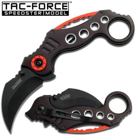 มีดพับคารัมบิท Snake Eye Tactical Pocket Knives Black Blade Tactical Knife