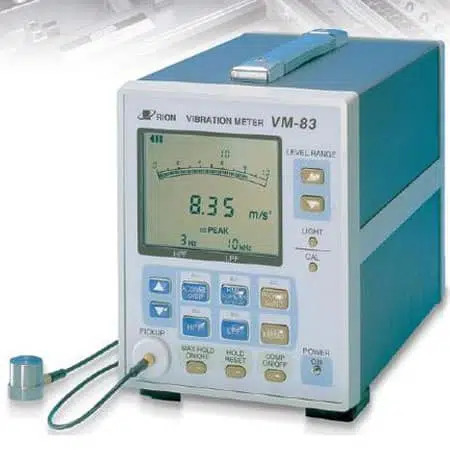 Rion รุ่น VM-83 เครื่องวัดความสั่นสะเทือนสำหรับงานทั่วไป,General-purpose vibration meter