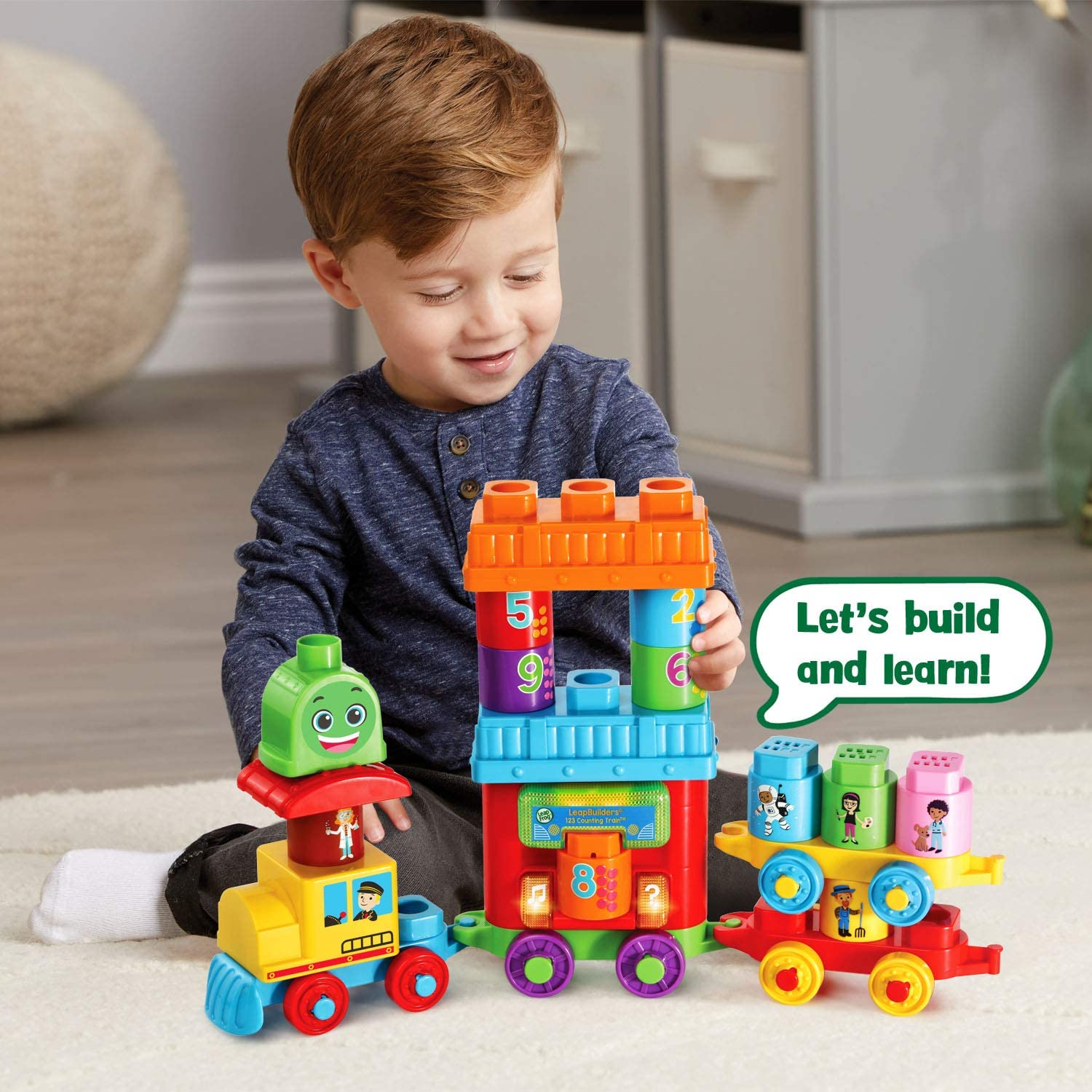 รถไฟ LeapFrog LeapBuilders 123 Counting Train, Multicolor ราคา 1,290 - บาท