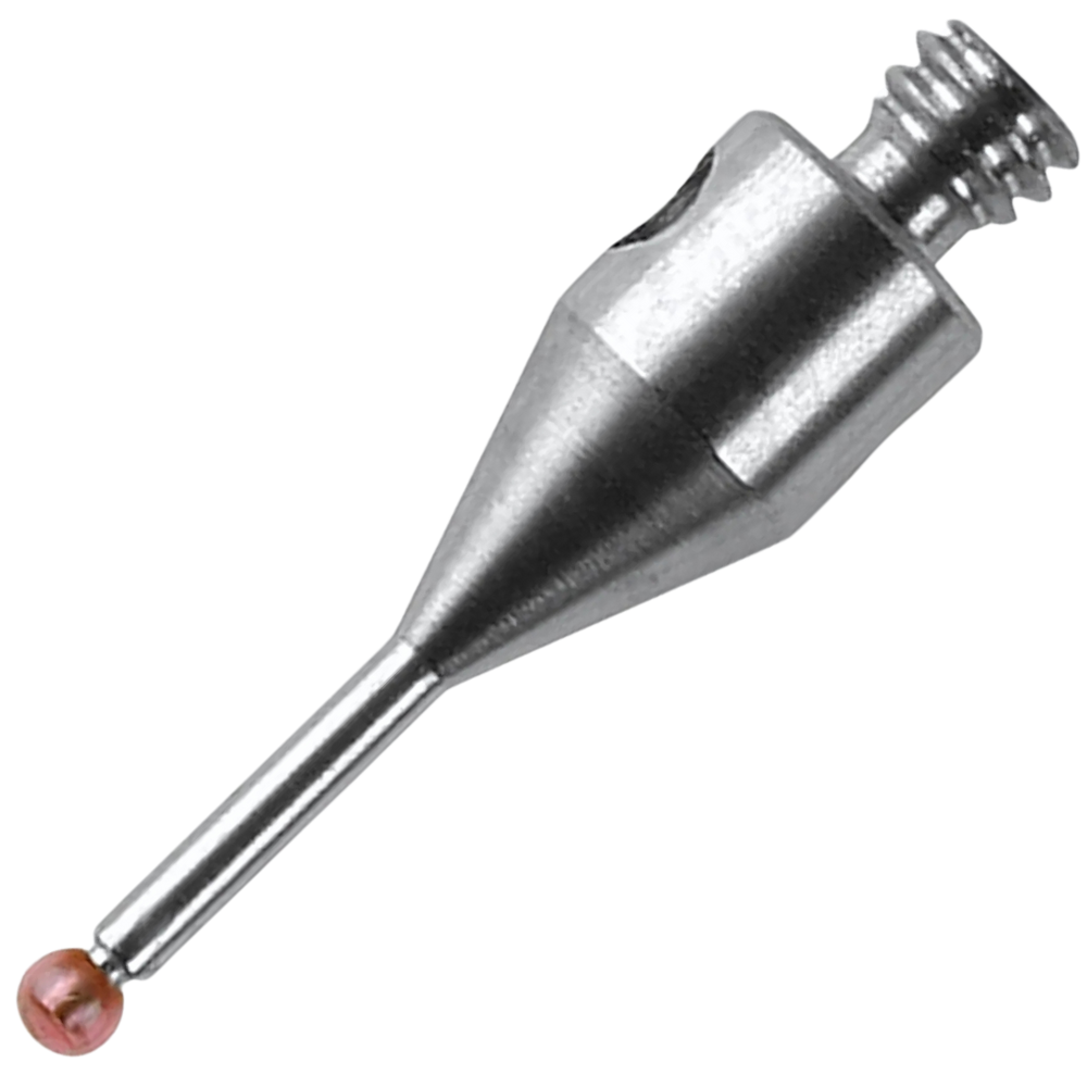Renishaw รหัส A-5000-7806 หัวโพรบสไตลัสสำหรับเครื่องวัดพิกัดสามมิติ,M2 φ1mm ruby ball stylus-stainless steel stem,L:10mm,EWL:4.5mm