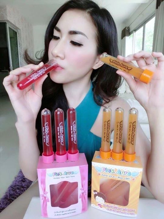 พิงค์ออร่า เอ็กตร้า วิตามินซี พลัส 100% (Pink Aura Extra Vitamin C Plus)