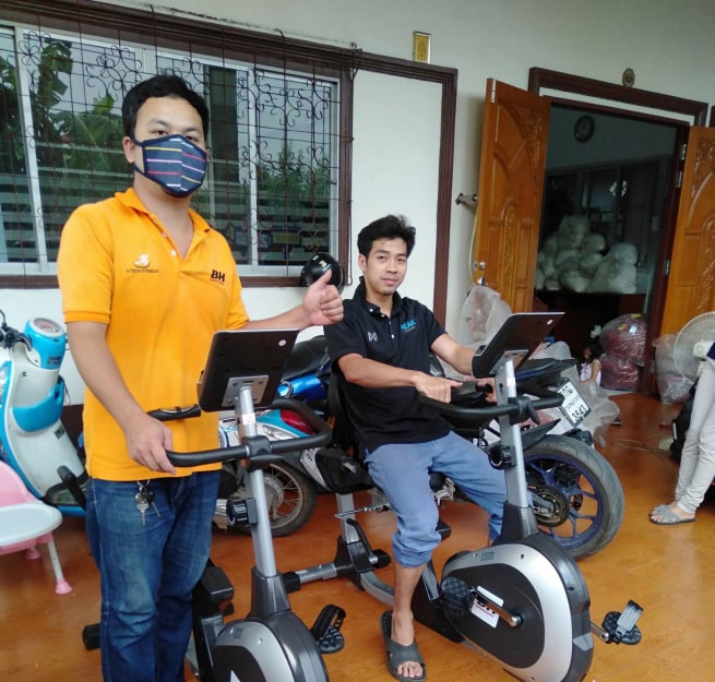 จักรยานออกกำลังกายเอนปั่น BH รุ่น H610 ตัวโชว์