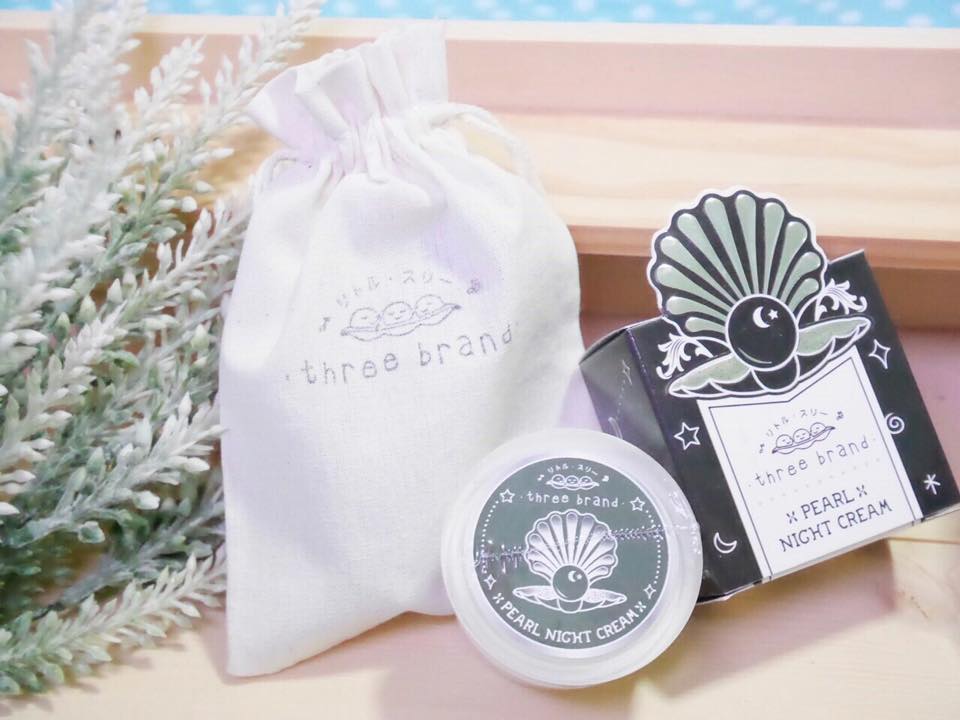 Threebrand Pearl night cream 10 g (ครีมไนท์เพิร์ล)