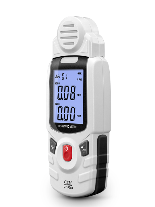 CEM รุ่นDT-900Aเครื่องวัดแก๊สฟอร์มาลดีไฮด์Formaldehyde Meter #DT-900A(2-in-1),Meas.range:(Hcho)0.00～5.00mg/m³&(Tvoc)0.00～9.99mg/m³