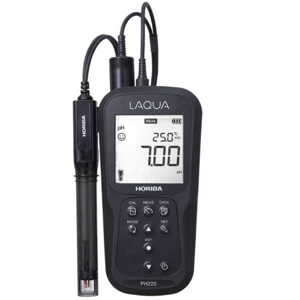 Horiba รหัส D-210P-S เครื่องวัดความเป็นกรดด่างสำหรับน้ำ,Field type portable water quality meter PH electrode set(pH/ORP/temperature),Meas.range:pH0.00～14.00