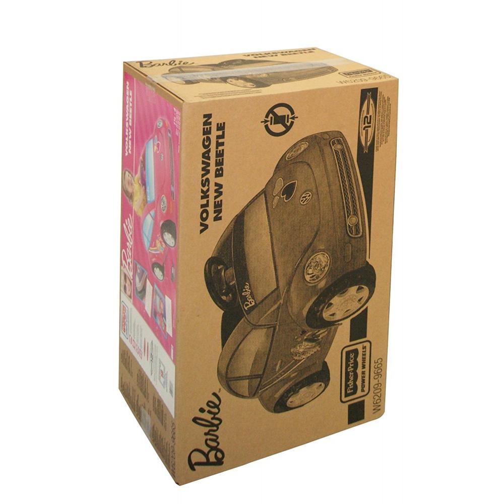 สินค้าพร้อมส่งคะ เอาใจสาวกบาร์บี้คะ รถแบตไสตล์ Volksawagen สินค้านำเข้าจากอเมริกาคะ Fisher-Price Power Wheels Barbie Volkswagen New Beetle 6-Volt Battery-Powered Ride-On ราคา 9,900 บาท