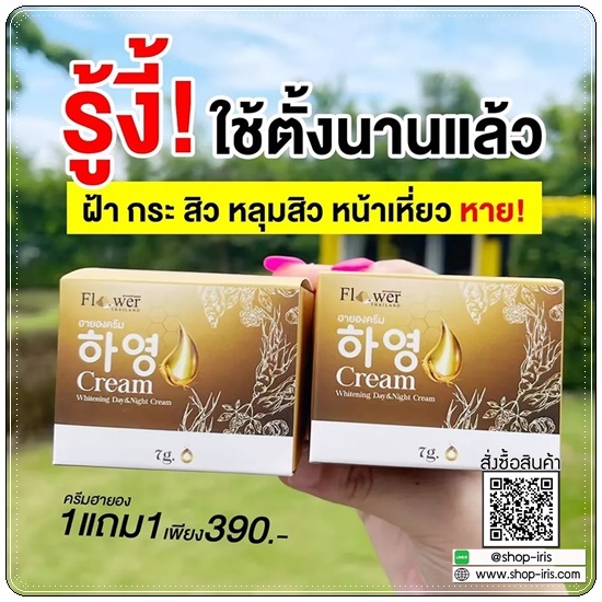 ครีมโสมแดงฮายอง Hayeong Cream ฮายองครีม (1แถม1)