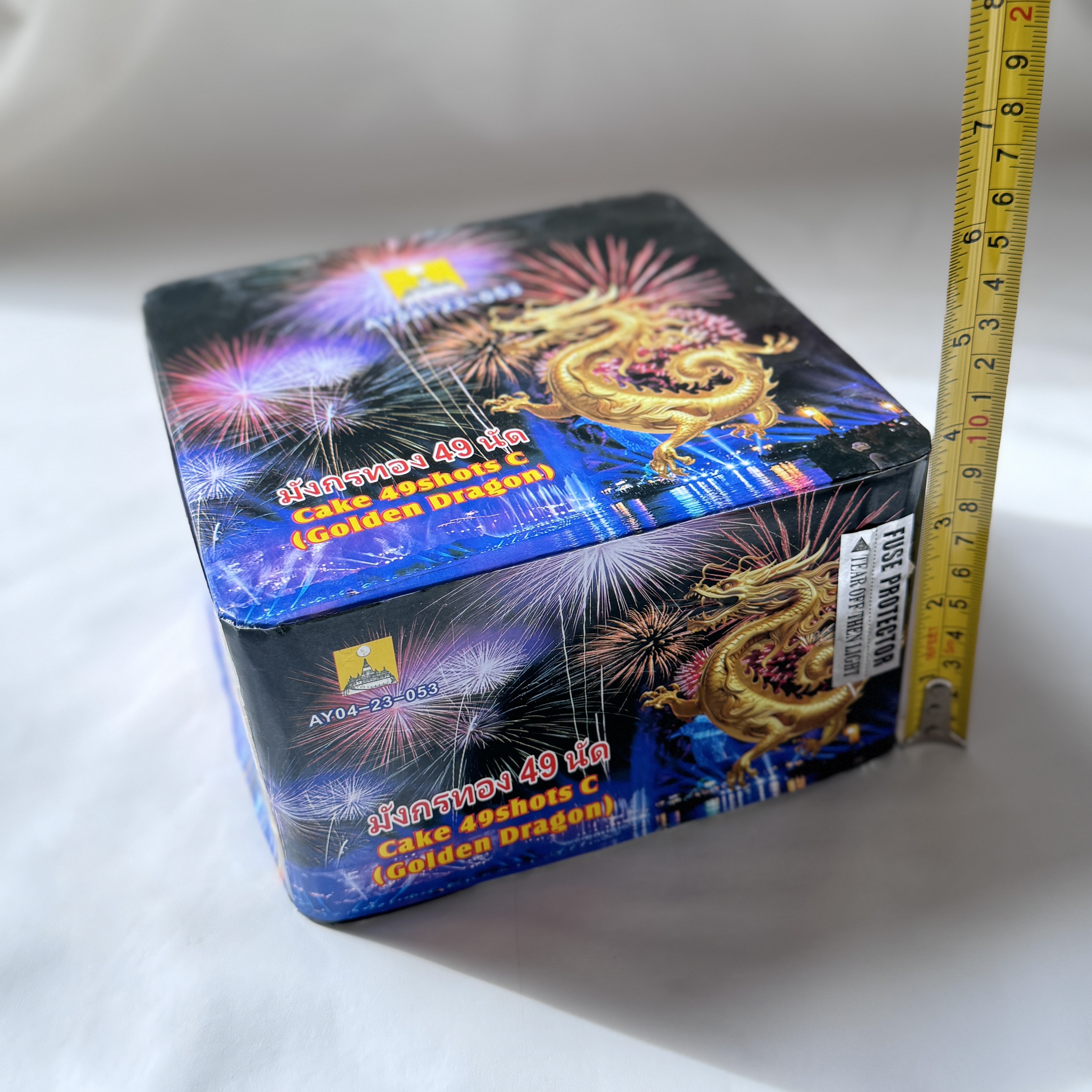 Golden Dragon 49 shots Firework (0.8 inches modern shape)
