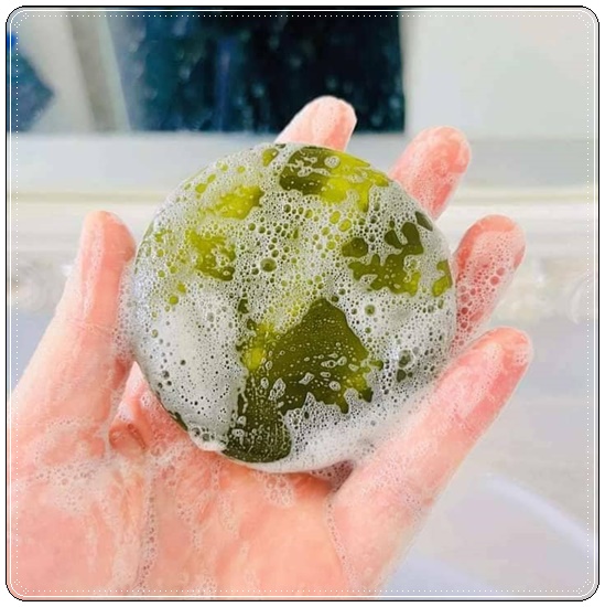 สบู่ผักลดา LADA Corainder Whitening Soap