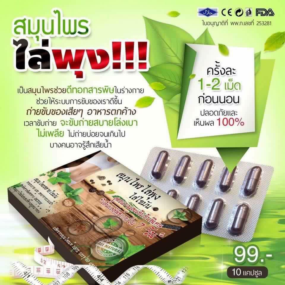 สมุนไพรไล่พุง ไล่ไขมัน โปรโมชั่น พิเศษ