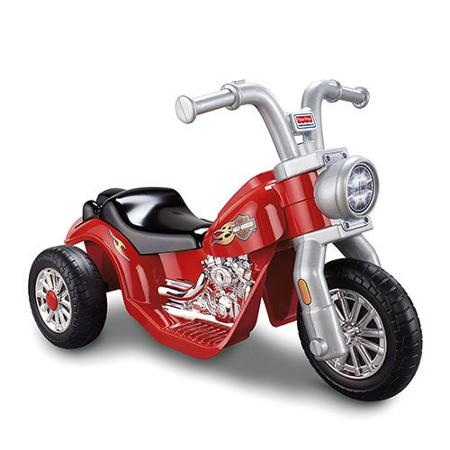 Fisher-Price Power Wheels Harley-Davidson 6V Battery Powered Motorcycle รถมอเตอร์ไซค์เด็ก ฮาร์เล่ย์ สีแดง ลิขสิทธิ์แท้จาก Fisher-Price (นำเข้าอเมริกา)