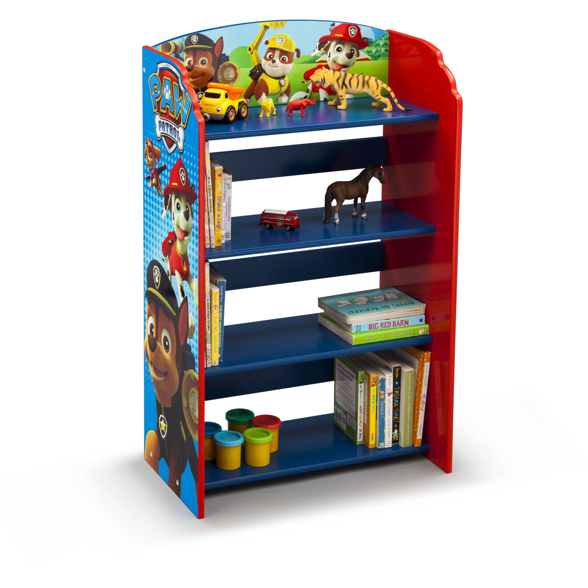 Delta Children PAW Patrol Bookshelf ชั้นวางหนังสือลายPAW Patrol วัสดุทำจากไม้ทั้งชุด ลิขสิทธิ์แท้ นำเข้าจาก USA