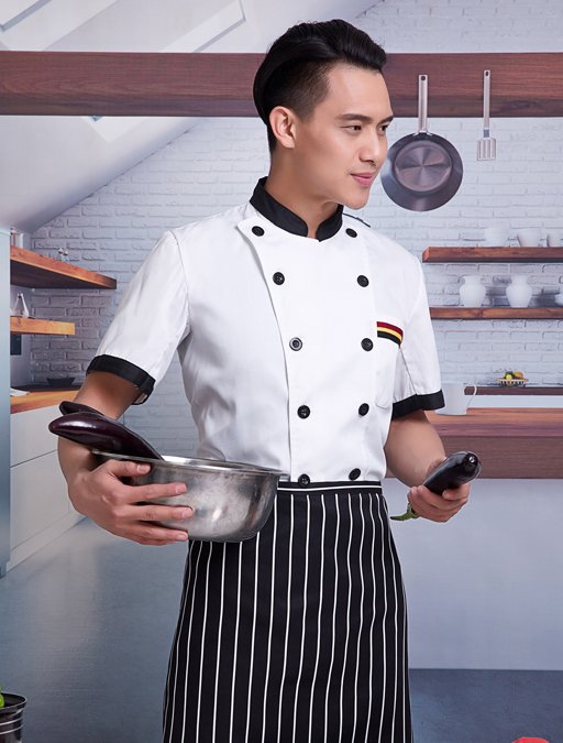 C6002002 เสื้อเชฟโรงแรม ร้านอาหาร (พรีออเดอร์) รอสินค้า 3 อาทิตย์หลังโอน C6002002 ตัว