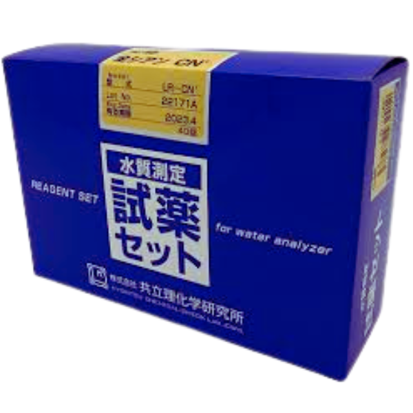 Kyoritsu รหัสสินค้า WAK-LR-CNT น้ำยารีเอเจนต์วิเคราะห์ปริมาณไซยาไนด์, Reagent Set For Water Analyzer Total Cyanide(40 Test)