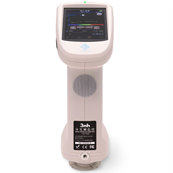 3nh รุ่นTS-700เครื่องสเปกโทรโฟโตมิเตอร์รองรับบลูธูทGrating Spectrophotometer Geometry:D/8°,2Aperture,Range:400～700nm