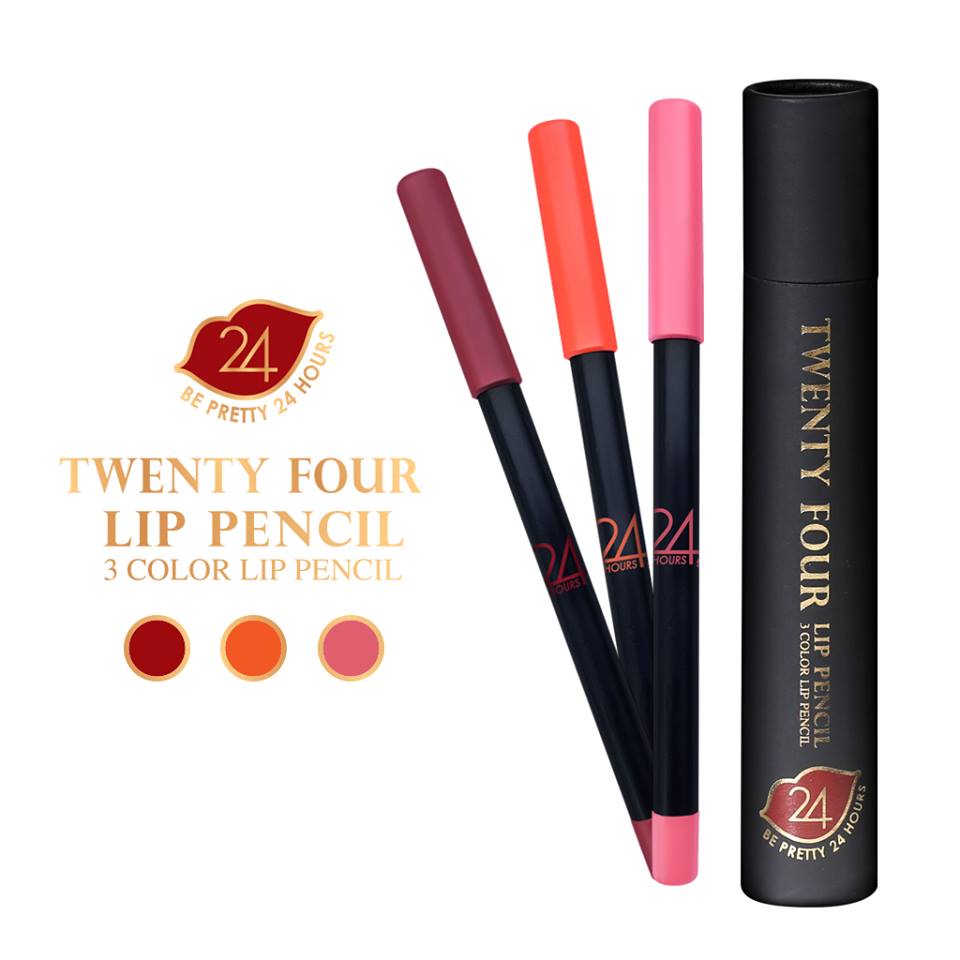 ทเวนตี้โฟร์ ลิป เพนซิล (Twenty Four Lip Pencil 3 Color lip)