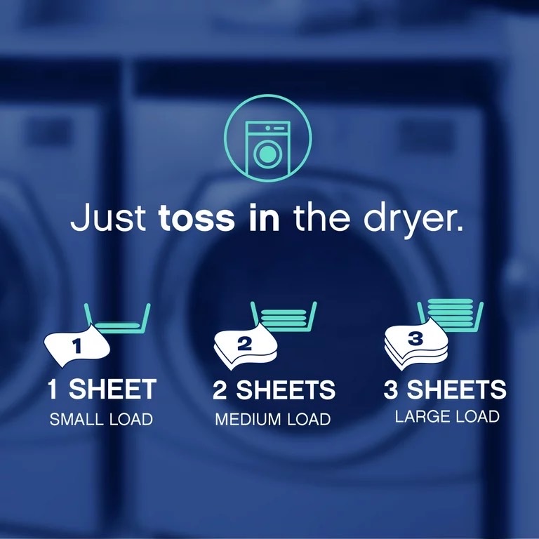 นำเข้า🇺🇸 แผ่นอบผ้าหอม แผ่นหอมอบผ้านุ่ม สำหรับเครื่องอบผ้า Downy Dryer Sheets , Infusions Dryer Sheets Laundry Fabric Softener