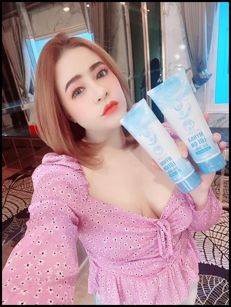 มีน่าโลชั่น Mynna Lotion โลชั่นน้ำแร่เปิดผิวขาว (1แถม1)
